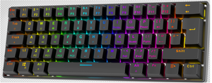 Aimax电脑游戏播放器3模式RGB机械背光键盘 - Product Image 5