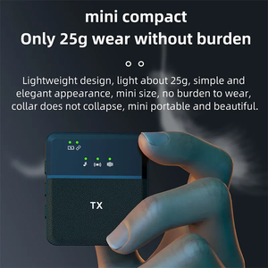 デュアルSX92.4GワイヤレスミニラベリアマイクSX9マイクインタビューMicrofoneMicrofono for Mobile Phone Type c3.5 - Product Image 2