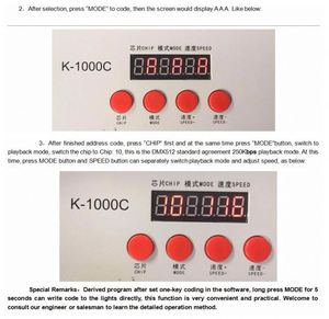 K-1000C più venduto 1500 pixel ws2811 ws2812b programmabile rgb controller led pixel con scheda SD - Product Image 2