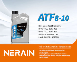 น้ำมันหล่อลื่น1L ATF8-10น้ำมันเกียร์อัตโนมัติสังเคราะห์เต็มรูปแบบพร้อมสารเติมแต่งน้ำมันคอมเพรสเซอร์ - Product Image 3