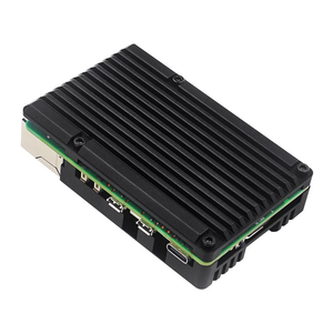 <strong>Raspberry</strong> <strong>Pi</strong> 5 Aluminum <strong>Case</strong> Metal Shell with Cooling Fan Silicone Heatsink Active Passive Cooling Radiator Cooler For RPi 5 - Product Image 2