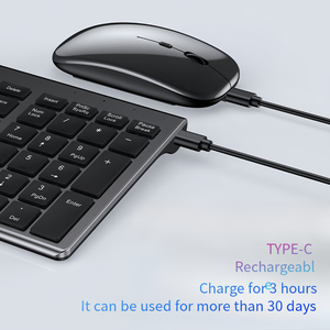 Directo de fábrica Slim 104 teclas ergonómico impermeable Bluetooth 5,0 recargable 2.4GZ teclado inalámbrico y ratón Combo Set Laptop