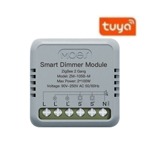 Tuya Zigbee Dimmer modülü zamanlayıcı Diy kesici Led ışık 2 yollu 1/2 Gang Zigbee Dimmer anahtarı ile Alexa Google ev - Product Image 1