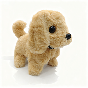 Küçük altın yavru peluş elektrikli yavru simülasyon oyuncak yürüyebilir ve Bark, çocuğun <span class=keywords><strong>Pet</strong></span> oyuncak - Product Image 2
