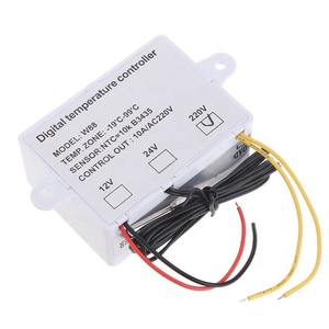 Controlador de temperatura Digital LED, termostato de XH-W1411, interruptor de 12V/220V 10A, termómetro inteligente, regulador de temperatura W88