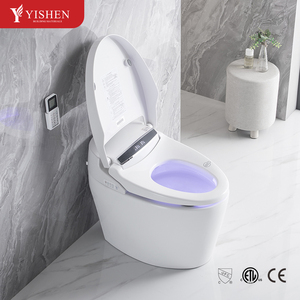 新しいデザインのスマートトイレリモコン付き衛生式自動ビデワンピーストイレモダンなバスルームセラミックWcインテリジェント - Product Image 3