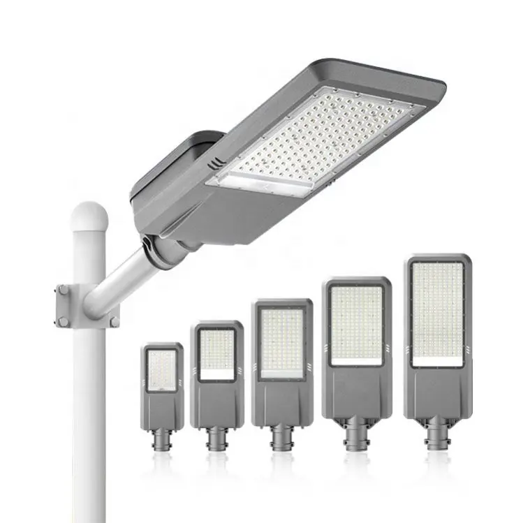 Shingel yüksek verimli ısı dağılımı açık Ip66 50w 100w 150w 200w 300w Led sokak lambası Led sokak lambası