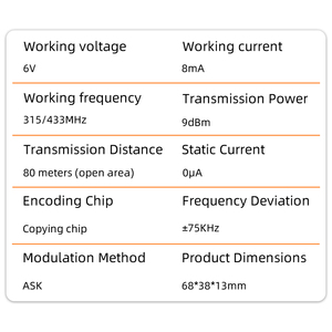 Kopier code Wireless 433 MHz Universal-Fernbedienungen mit geringem Strom verbrauch