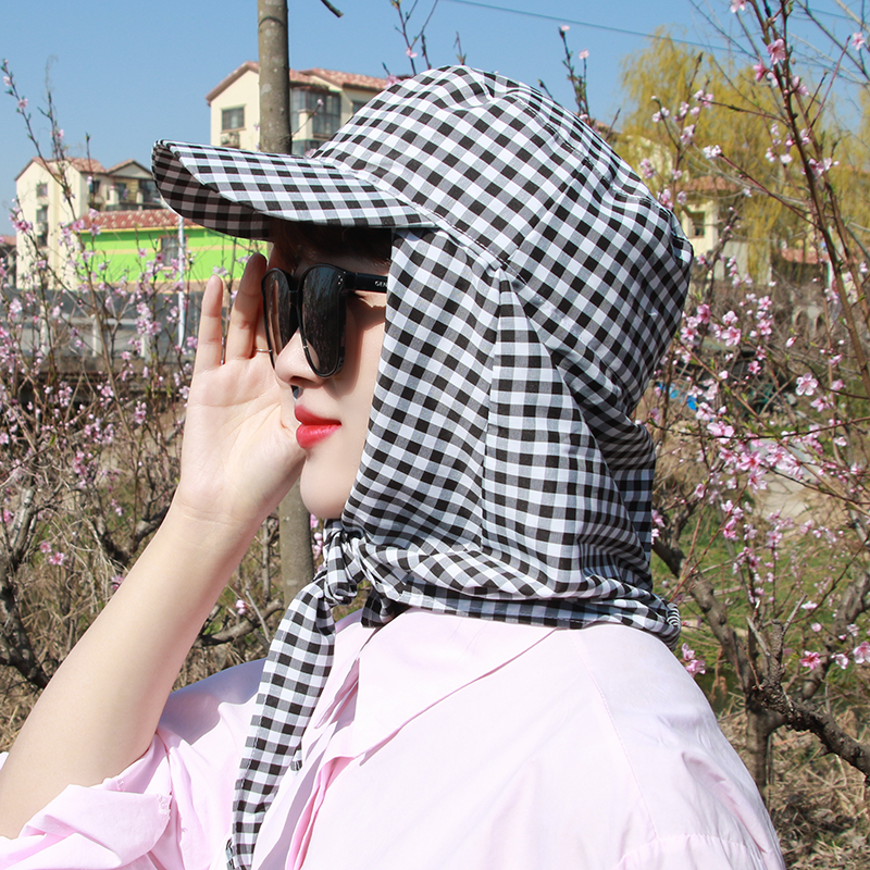 Plaid noir noir et blanc
