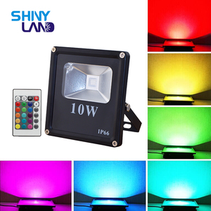 Highルーメン変色リモコン防水ip66屋外rgb 10ワット20ワット30ワット50ワット100ワットledフラッドライト - Product Image 3