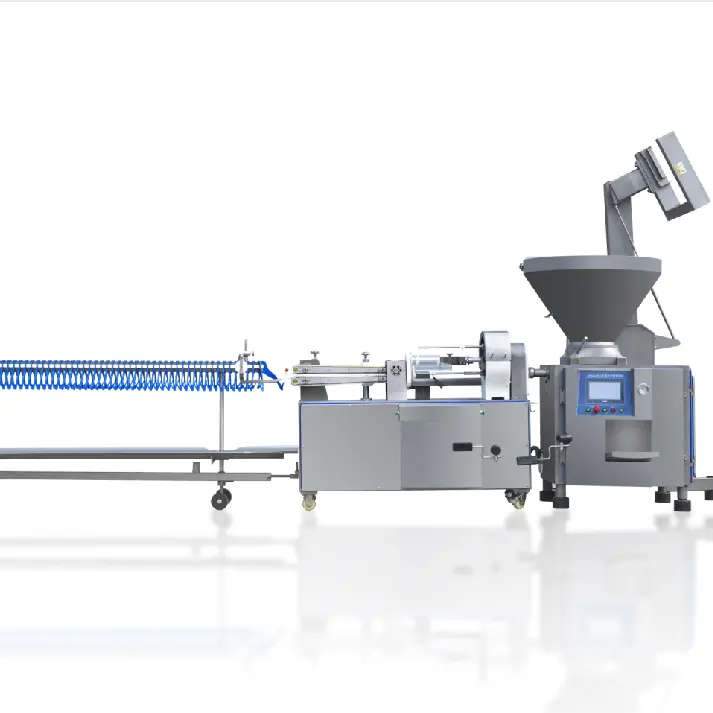 Macchina commerciale di torsione della salsiccia industriale del prodotto tedesco della salsiccia su piccola scala completa che fa la linea di produzione a macchina