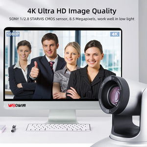 กล้องประชุมทางวิดีโอ4K PTZ ระบบการประชุมทางวิดีโอแบบซูม12X 20X โรงงาน OEM - Product Image 3
