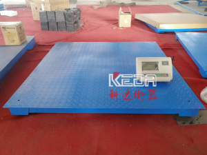 Keda Scales Hot Sale 1mx1m Electronic Platform Scale 5ton Steel Floor Scale with <strong>LCD</strong> <strong>Display</strong> kg Unit Digital <strong>Load</strong> Cell <strong>Indicator</strong> - Product Image 3