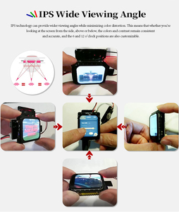 Polcd 1.69 personalizzato "1.7" Touch Screen LCD 240*280 MCU SPI IPS TFT modulo Display LCD per Smart Watch - Product Image 4