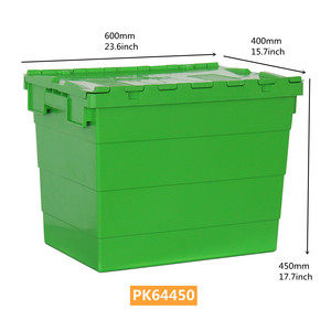 Powerking High Quality 80L Logistics Storage Tote <strong>Nesting</strong> Stacking Large Size Plastic Storage <strong>Container</strong> for <strong>Logistic</strong> Centers - Product Image 2