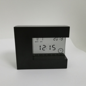 Hot Digital Table Timer Wecker LCD-Uhr Anzeige Jahr Monat Datum Temperatur Count Up Hintergrund beleuchtung BSCI Factory - Product Image 5