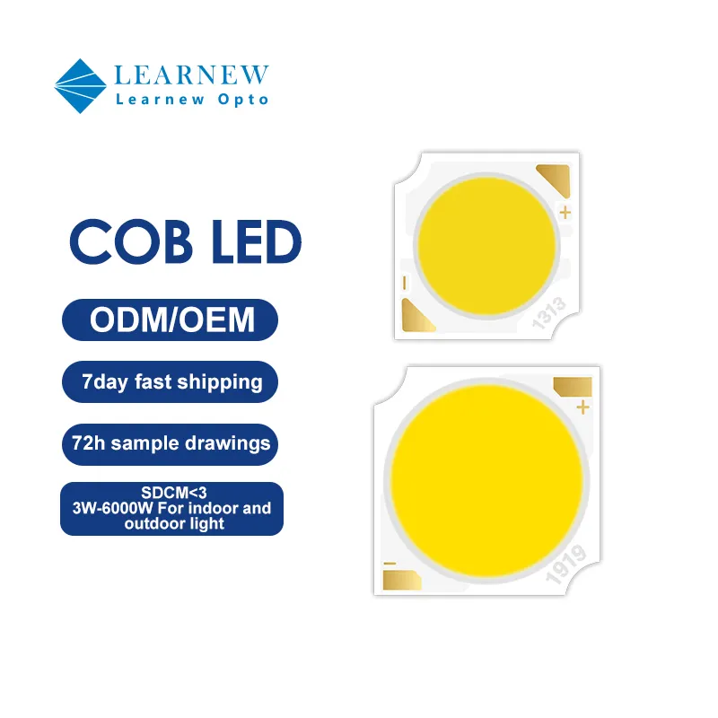 도매 중국 공장 2011 시리즈 COB LED 칩 3w 15w 20w 120-140lm/w 2700-6500K 베스트 셀러 사용자 정의