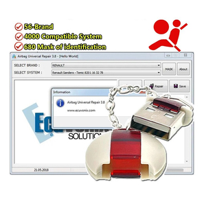 V3.8 SRS-Reset-Tool Universal-A-I-R-B-A-G-ECU-Programmierer OBD-Auto diagnose software für Crash-Daten Klare englische Version