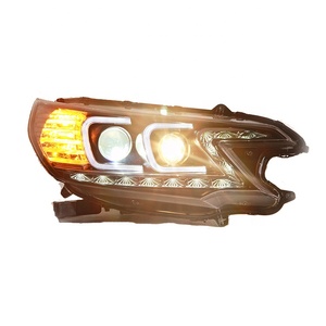 ไฟหน้า LED แบบเลนส์ไบแอลอีดีไฟหน้าสำหรับฮอนด้า2012-2014 CR-V รถ CRV - Product Image 1