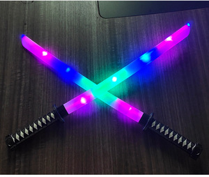 工場主導のセイバー電子音楽主導の剣忍者おもちゃサムライソードライトアップおもちゃ主導の点滅おもちゃ子供のためのライトアップ剣 - Product Image 4