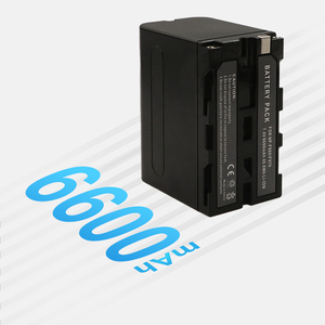 2ชุดเปลี่ยนแบตเตอรี่6600MAh สำหรับแบตเตอรี่ Sony NP-F970เข้ากันได้กับ Sony DCR-VX2100, DSR-PD150, DSR-PD170, FDR-AX1 - Product Image 1