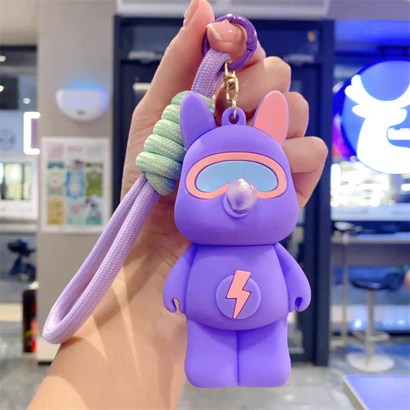 Grand pétrir. -Lapin éclair violet