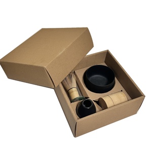 Custom Logo Chawan Tools Ceremonial Complete Matcha Set with Mixer - Product Image 1
