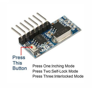 ワイヤレスデコード受信機モジュール高レベル4CH出力1527 22 62 RX480-E 433MHz - Product Image 5