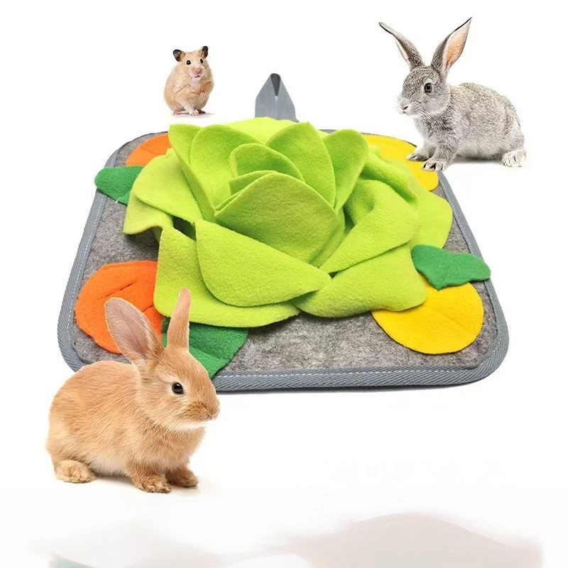 Little rabbit mat-green-11.8 x 11.8
