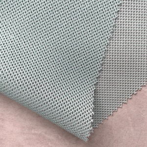 Tela de punto de urdimbre de poliéster 100%, red cuadrada negra ligera de 60gsm, malla de diamante de rombo suave de secado rápido para bolsas de forro de ropa, tiendas de campaña - Product Image 3