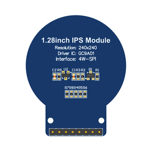 Arduino için ahududu Pi üzerinde grafik uygulamaları için 1.28x240 çözünürlük ile 240 inç yuvarlak LCD SPI arayüzü