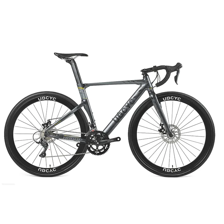 Venta al por mayor de fábrica aleación de aluminio de acero de alto carbono marco duradero barato adulto bicicleta 48 cm bicicleta de carretera para hombre