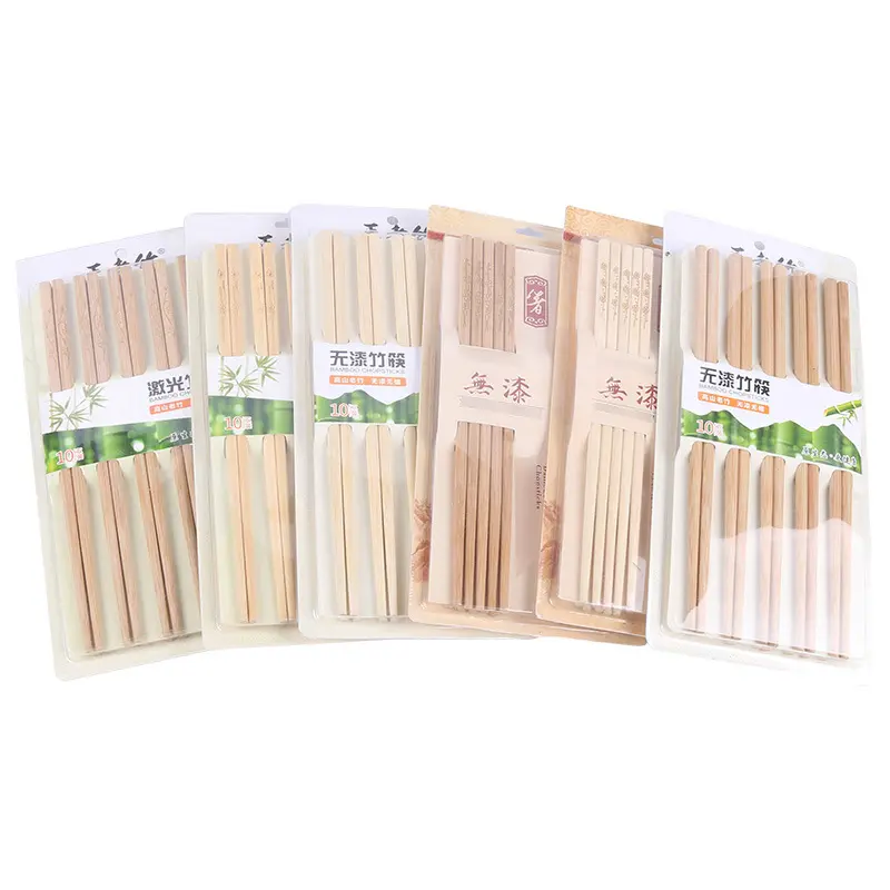 하이 퀄리티 사용자 정의 로고 도매 가격 공장 직접 판매 천연 대나무 뜨거운 판매 재사용 젓가락