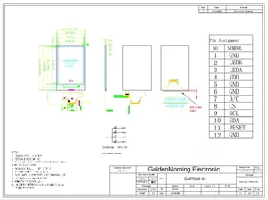 2,0-Zoll-TFT-Display OLED-LCD-Laufwerk IC ST7789V 240 RGBx320 Punktmatrix-SPI-Schnitts telle für Arduio-Vollfarb-LCD-Anzeige modul