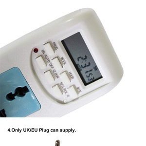220-240V AC 50Hz 10A UK Stecker Programmier barer Timer-Schalter 24h 7 Tage Woche Digitales LCD-Display CE Elektronische Buchse - Product Image 4
