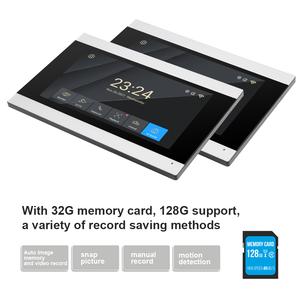 Sistema de intercomunicación inteligente para el hogar, monitor de interior con Wifi, detección de movimiento, Vídeo IP, pantalla táctil de teléfono, timbre de puerta remoto con aplicación Tuya - Product Image 4