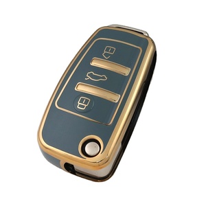 Yeni araba aksesuarları TPU araba anahtarı kapağı için Audi A1 A3 A4 Allroad A5 A6 Q3 Q5 Q7 R8 RS S3 S3 <span class=keywords><strong>S4</strong></span> S7 TT TT araba anahtarı koruyucu