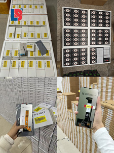 携帯電話用LCDサムスンA01 A02 A04e A05s A13 A32 4g A32 5g A52 M20 S8 S9プラスLcdスクリーンフレーム付き
