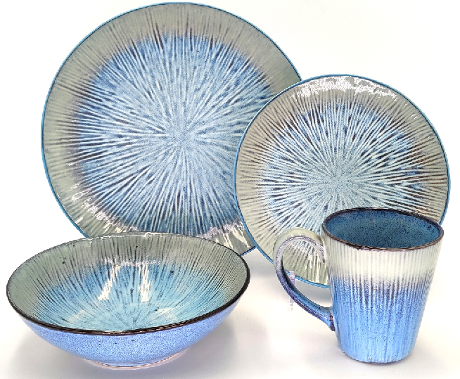 kiln glazed green