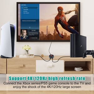 2022 48Gbps 8K 2.1 <strong>HDMI</strong> Switcher 2x1 8K@60Hz 4K@120Hz 2 Port <strong>HDMI</strong> Switch 2 in 1 Out 8K 60Hz 4K 120Hz Adapter - Product Image 6