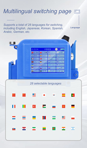 Tragbarer Handheld 25,4mm Mini-Tinten strahl drucker Produktions datum Oberflächen druck flasche QR-Code Chargen nummer Drucker codier maschine