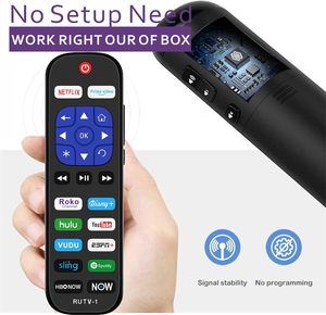 Замена для roku Onn Tv Remote для Roku TCL Hisense Sharp Element и Westinghouse TV Встроенный не для Roku Stick или Box - Product Image 5