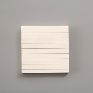 Bloc de notas adhesivas bonitas, venta directa de fábrica, línea de cuadrícula personalizada, Bloc de notas adhesivas en blanco - Product Image 5