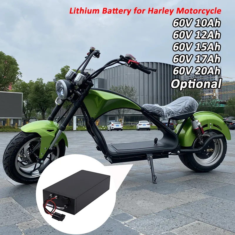 60v 72v 12Ah 15Ah 20Ah 24Ah Wiederauf ladbare Lithium-Ionen-Lithium batterie LifePO4 Elektromotorrad-Batterie pack