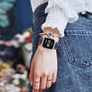 Correa elástica Compatible con Fitbit Versa 3 Fitbit Sense, pulsera elástica suave ajustable - Product Image 6