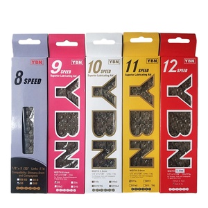 Toptan bisiklet zinciri gümüş S11s 11 hız Hollow bisiklet zincirleri 116 bağlantılar YBN M7000 XT MTB yol bisikleti için bisiklet zincirleri - Product Image 1
