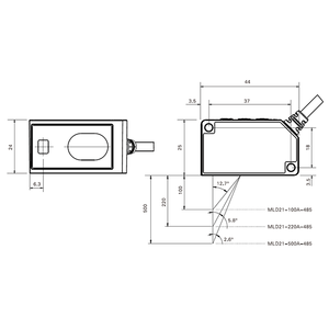 distance measurement <strong>sensor</strong> height monitoring laser displacement <strong>sensor</strong> - Product Image 4