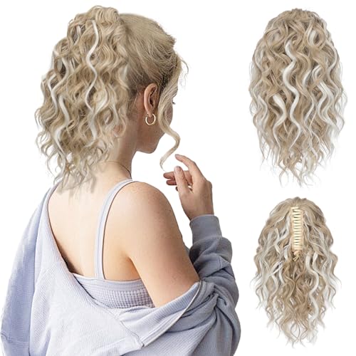 Light Blonde with White Blonde Highlight