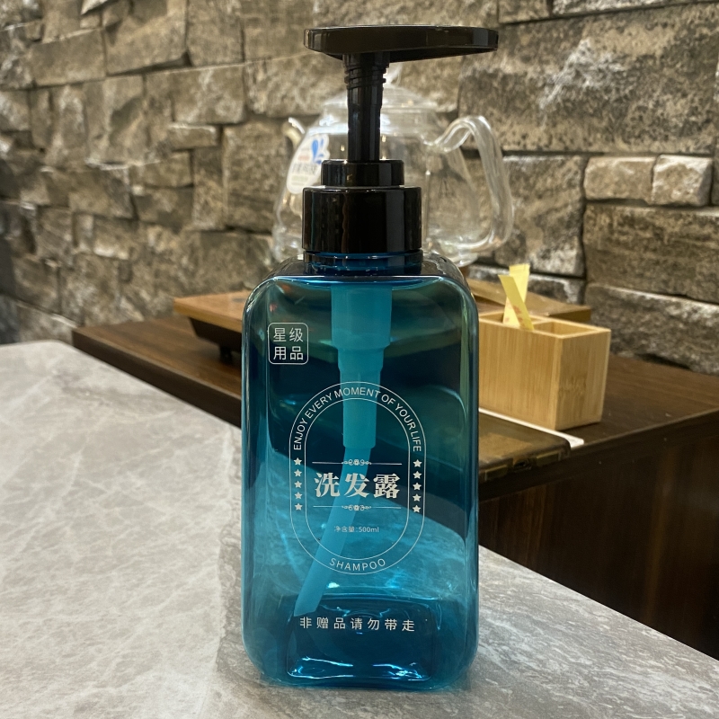 Estee 500ml shampooing imprimé bleu saphir