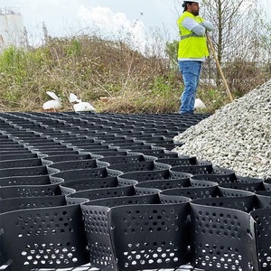 HDPE土工格室砾石格栅车道土工格室用于土壤稳定 - Product Image 3